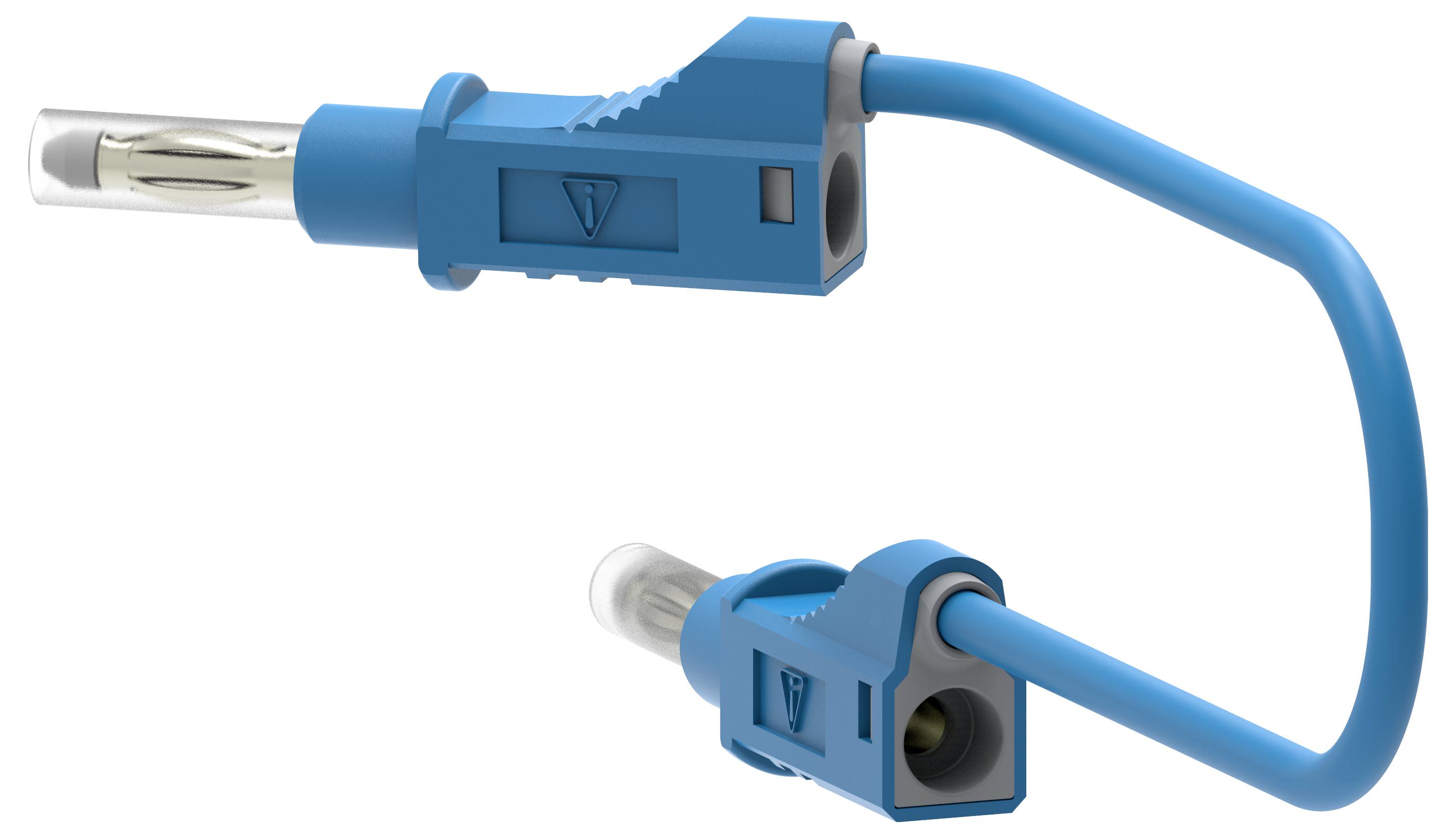 Electro PJP 2214/600V-CD1-50BL Messleitung Bananenstecker 50cm Blau 1St.