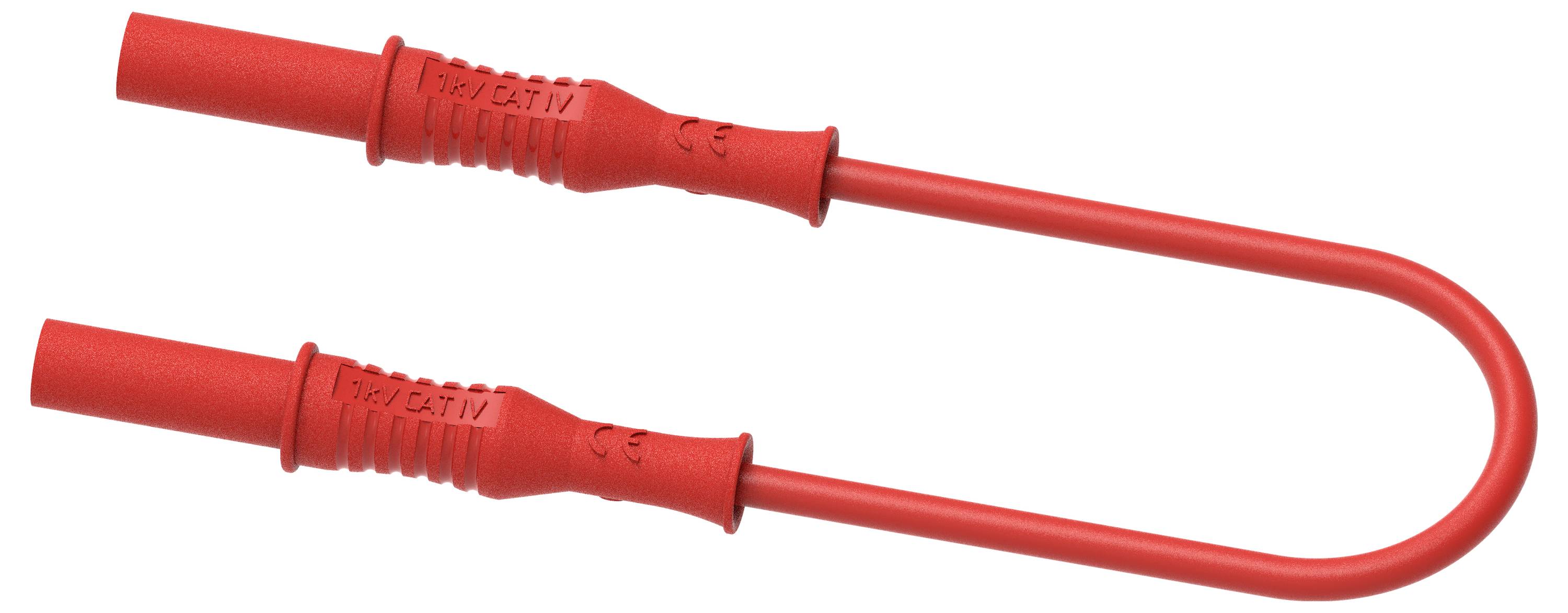 Electro PJP 2317-IECIV-CD1-100R Messleitung Steckanschluss 4mm 1m Rot 1St.