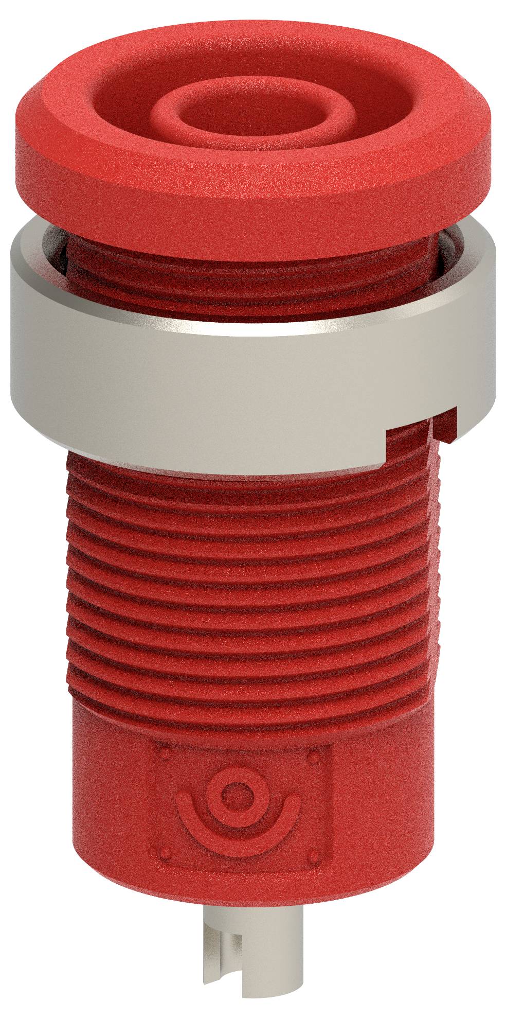 Electro PJP 3275-C-CD1-R Sicherheits-Einbaubuchse Rot 1 St.