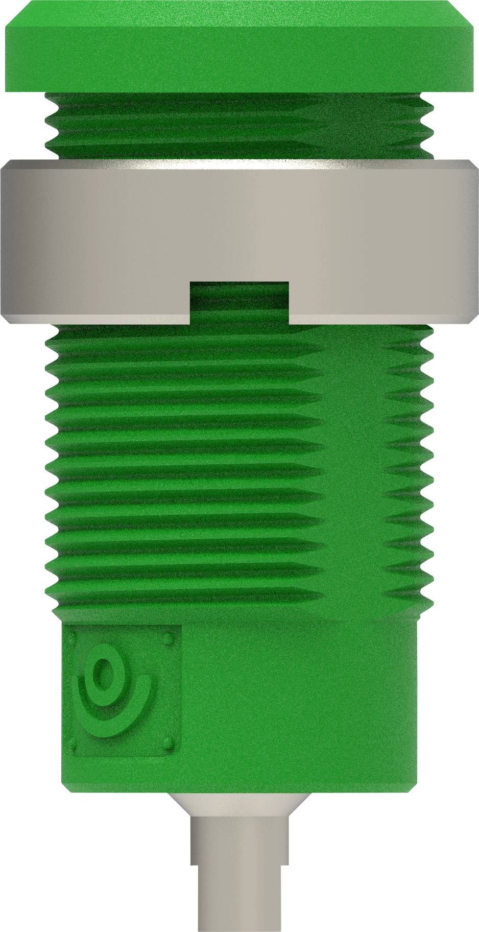 Electro PJP 3275-C-CD1-V Sicherheits-Einbaubuchse Grün 1St.