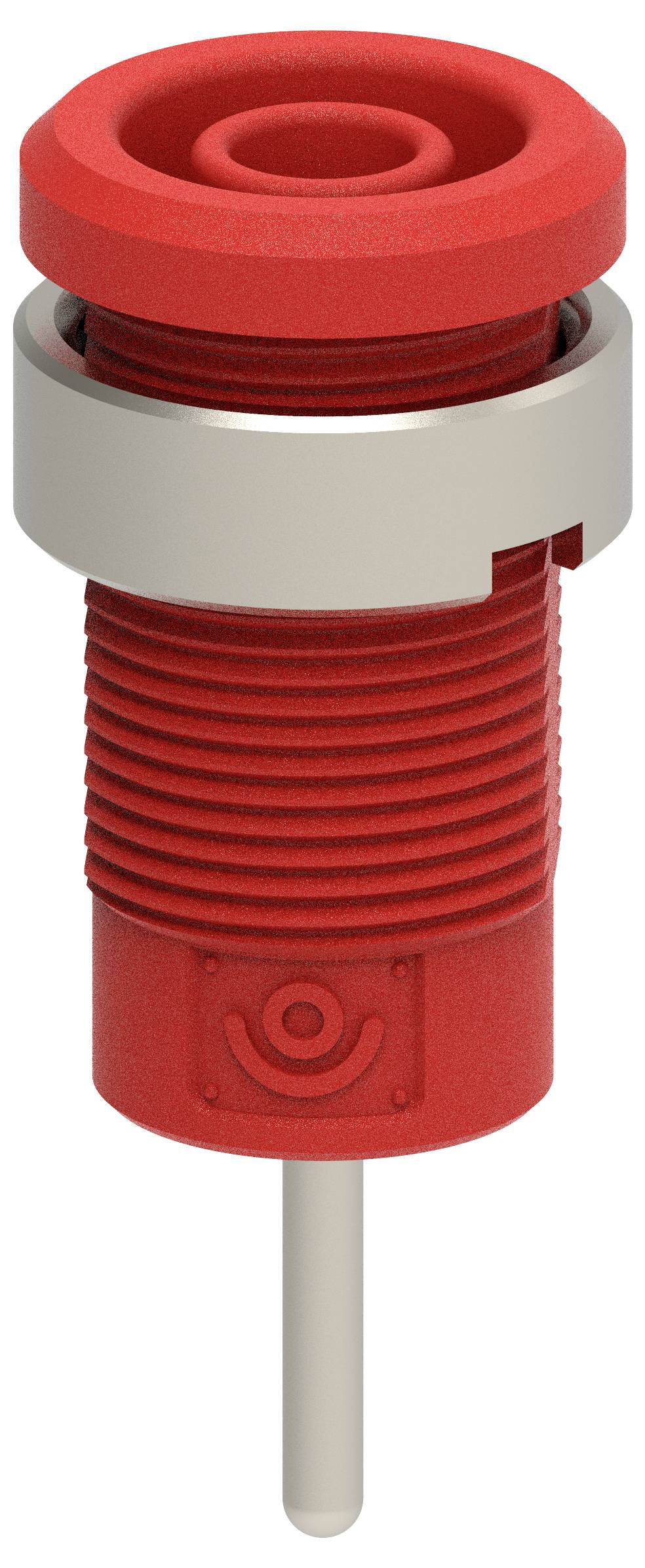 Electro PJP 3267-C-CD1-R Sicherheits-Einbaubuchse Rot 1 St.