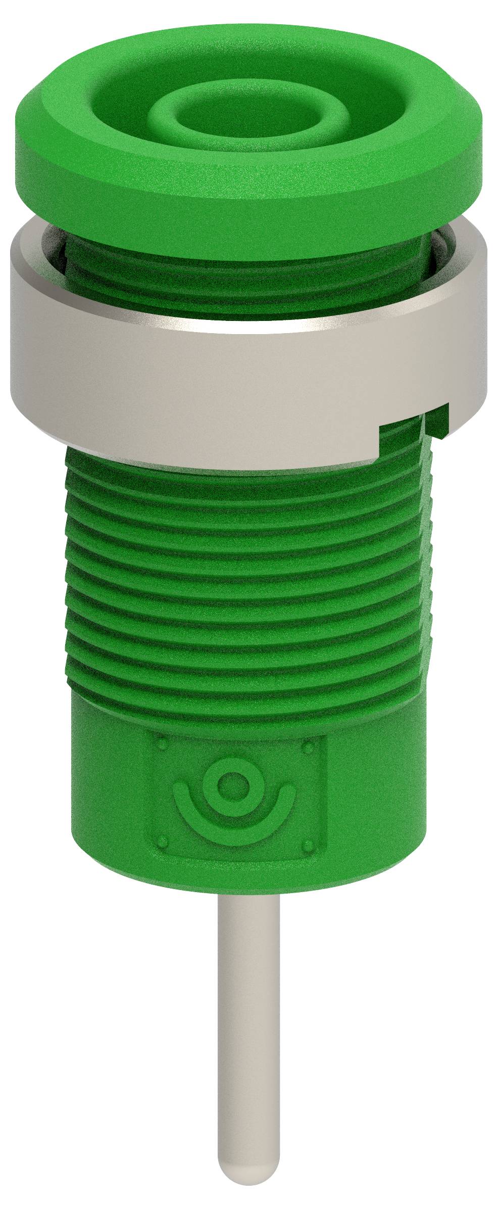 Electro PJP 3267-C-CD1-V Sicherheits-Einbaubuchse Grün 1St.