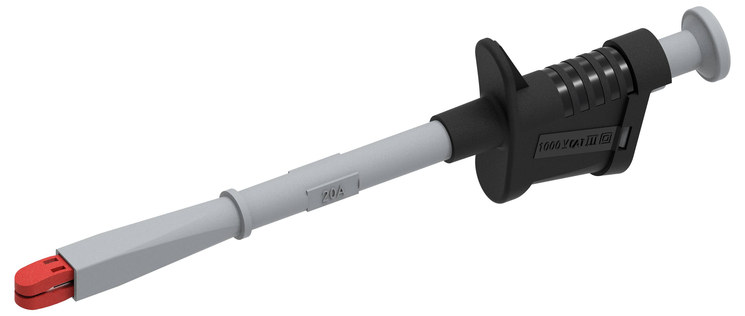 Electro PJP 6009-IEC-CD1-N Abgreifklemme Krokodilklemme CAT III 1000V Schwarz