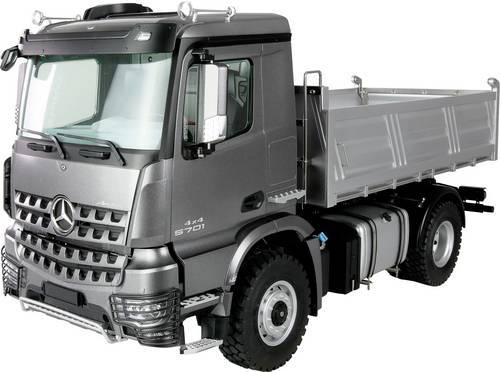Amewi 22692 Mercedes-Benz Arocs Muldenkipper 4x4 anthrazit 1:14 Elektro RC Modell-LKW RtR