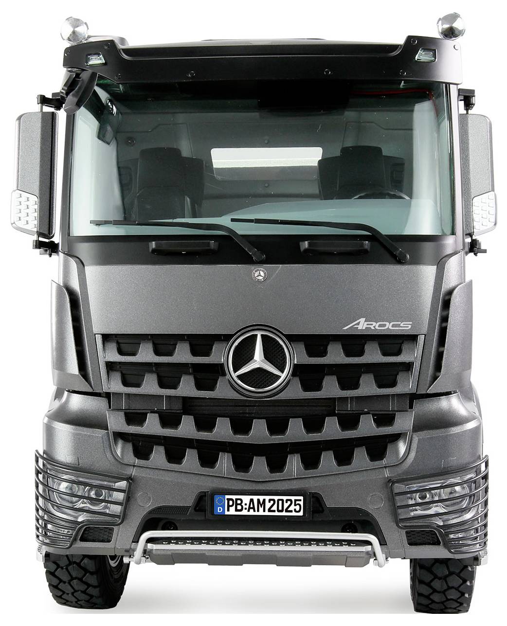 Amewi 22692 Mercedes-Benz Arocs Muldenkipper 4x4 anthrazit 1:14 Elektro RC Modell-LKW RtR