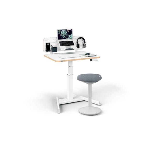 Leitz Ergo Mauspad Grau, Einfarbig, Handgelenkauflage, Anti-Rutsch-Basis Mauspad Ergonomisch Grau