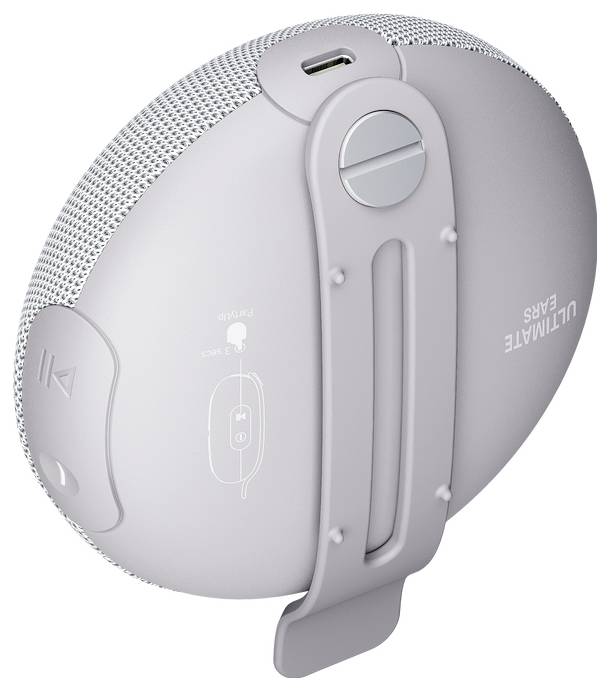 Ultimate Ears Miniroll Bluetooth® Lautsprecher wasserdicht, staubfest, spritzwassergeschützt, tragbar Grau