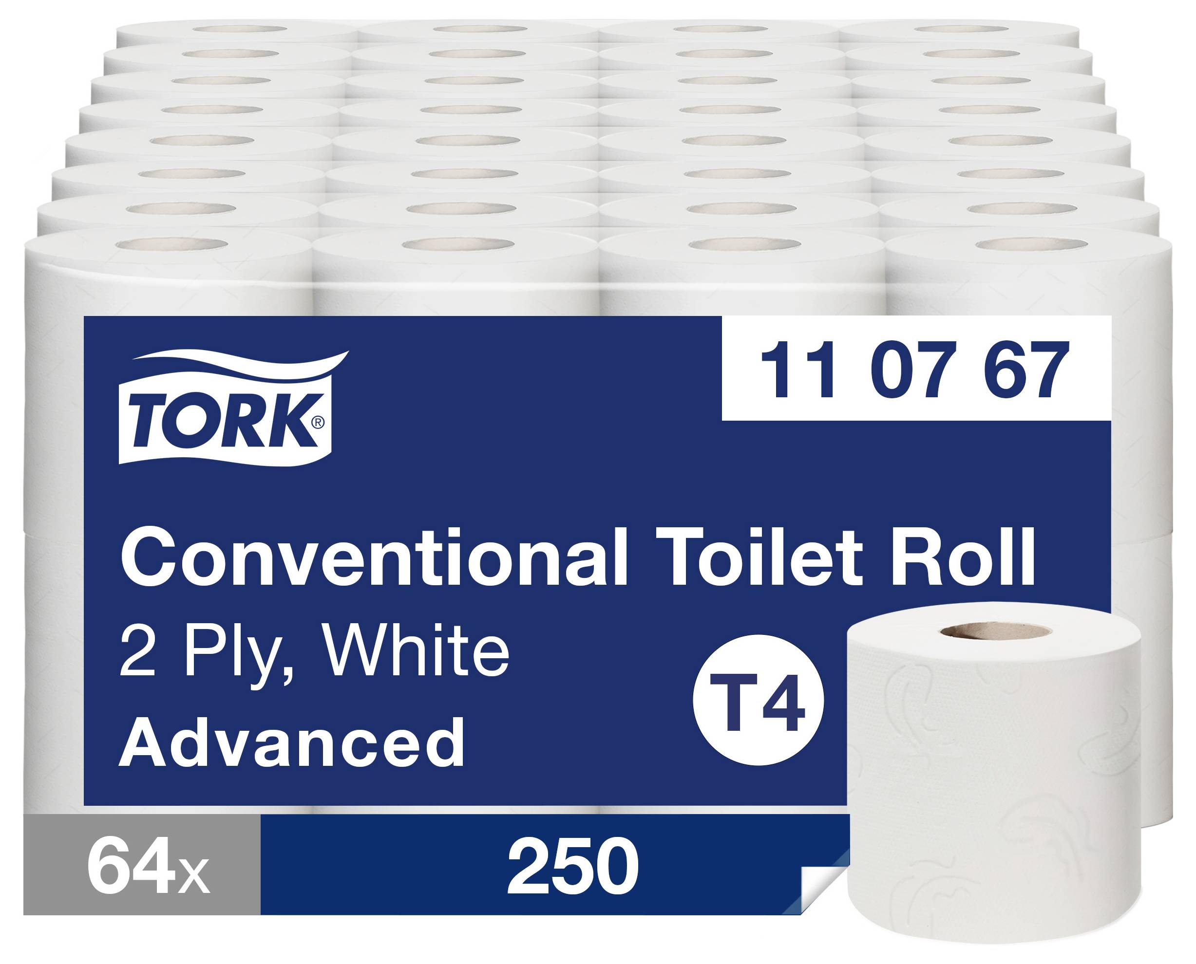 TORK Toilettenpapier T4-System 110767 Anzahl der Lagen: 2 lagig 64St.