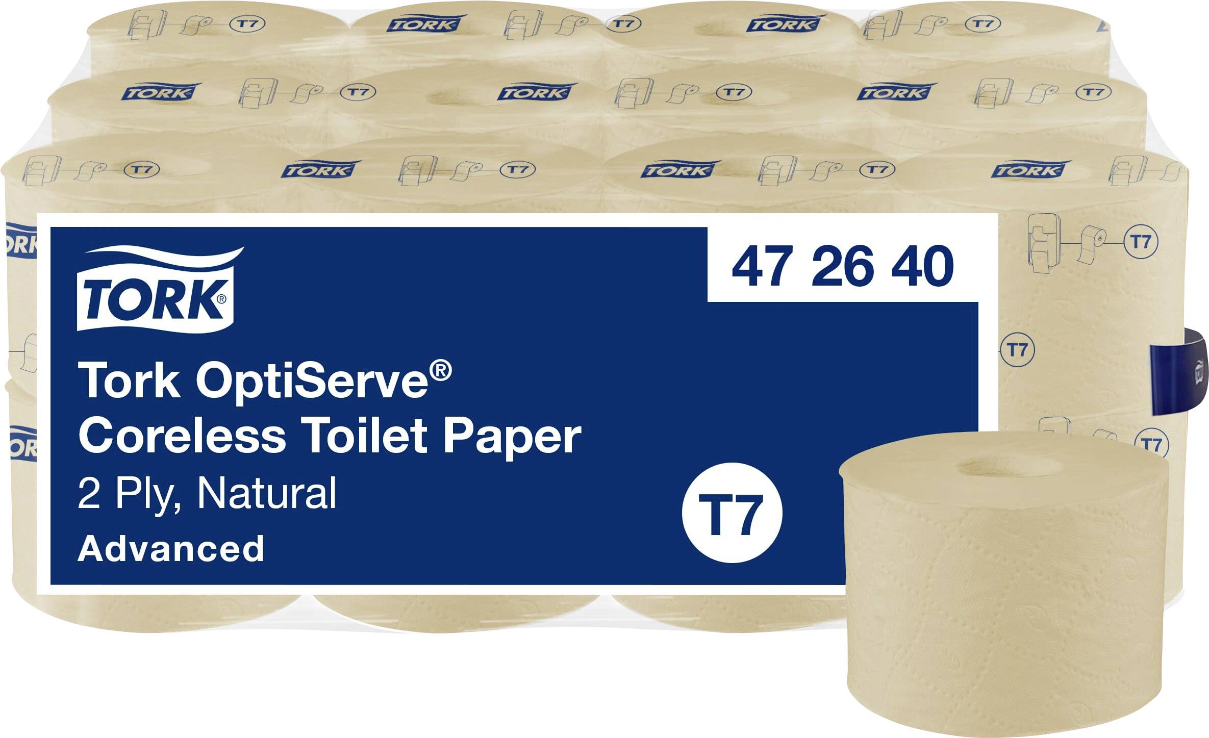 TORK Toilettenpapier T7-System 472640 Anzahl der Lagen: 2 lagig 24 St.