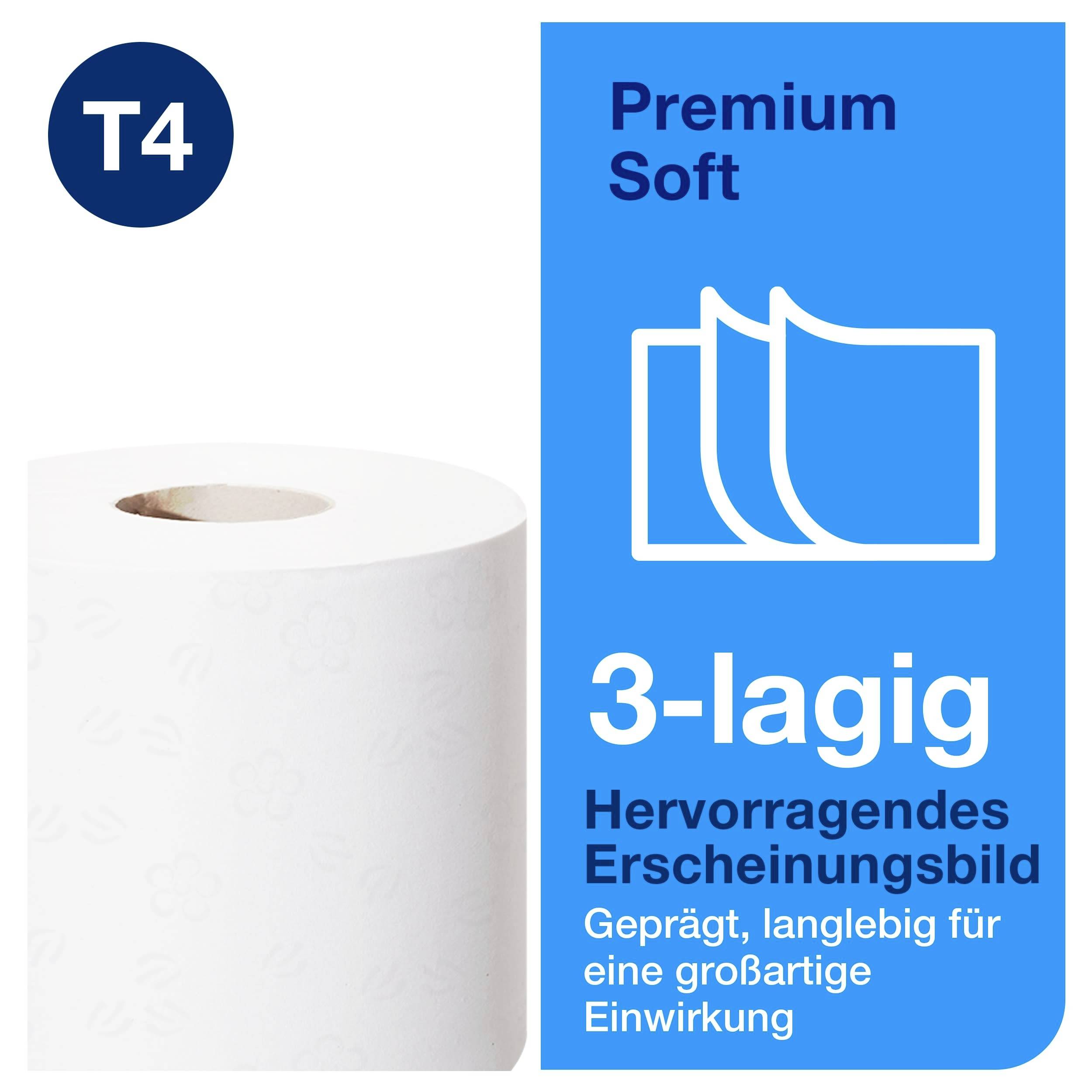 TORK Toilettenpapier T4-System Kleinrollen ToilettPapier weich 3-lag T4 110316 Anzahl der Lagen: 3 lagig 72St.