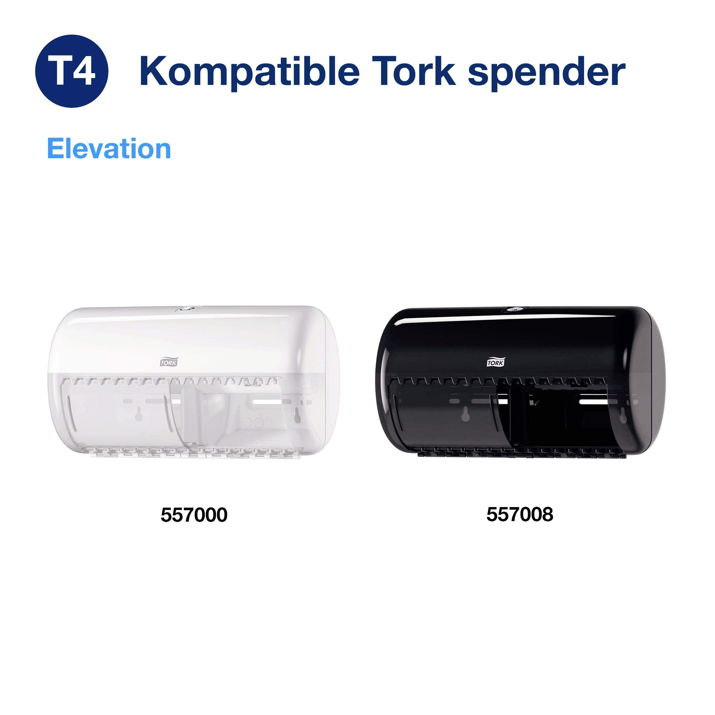 TORK Toilettenpapier T4-System Kleinrollen ToilettPapier weich 3-lag T4 110316 Anzahl der Lagen: 3 lagig 72St.