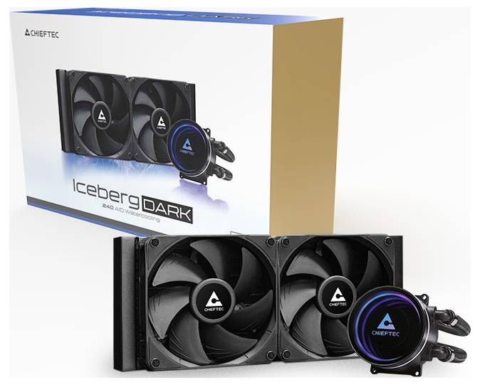 Chieftec Cooler Iceberg 240 Dark AiO Was Wasserkühlung-Chipkühler