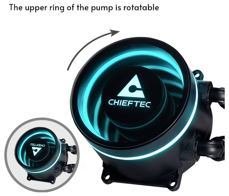 Chieftec Cooler Iceberg 240 RGB AiO Wass Wasserkühlung-Chipkühler