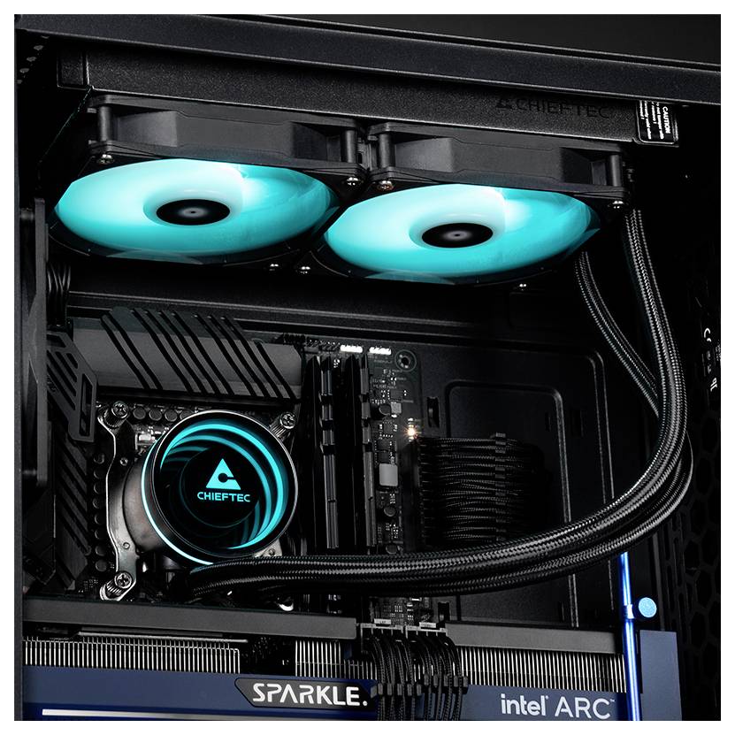 Chieftec Cooler Iceberg 240 RGB AiO Wass Wasserkühlung-Chipkühler