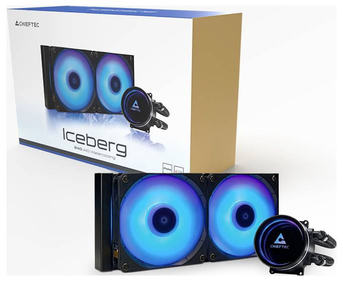 Chieftec Cooler Iceberg 240 RGB AiO Wass Wasserkühlung-Chipkühler