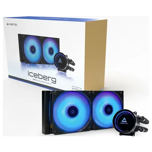 Chieftec Cooler Iceberg 240 RGB AiO Wass Wasserkühlung-Chipkühler Chieftec Cooler Iceberg 240 RGB AiO Wass Wasserkühlung-Chipkühler