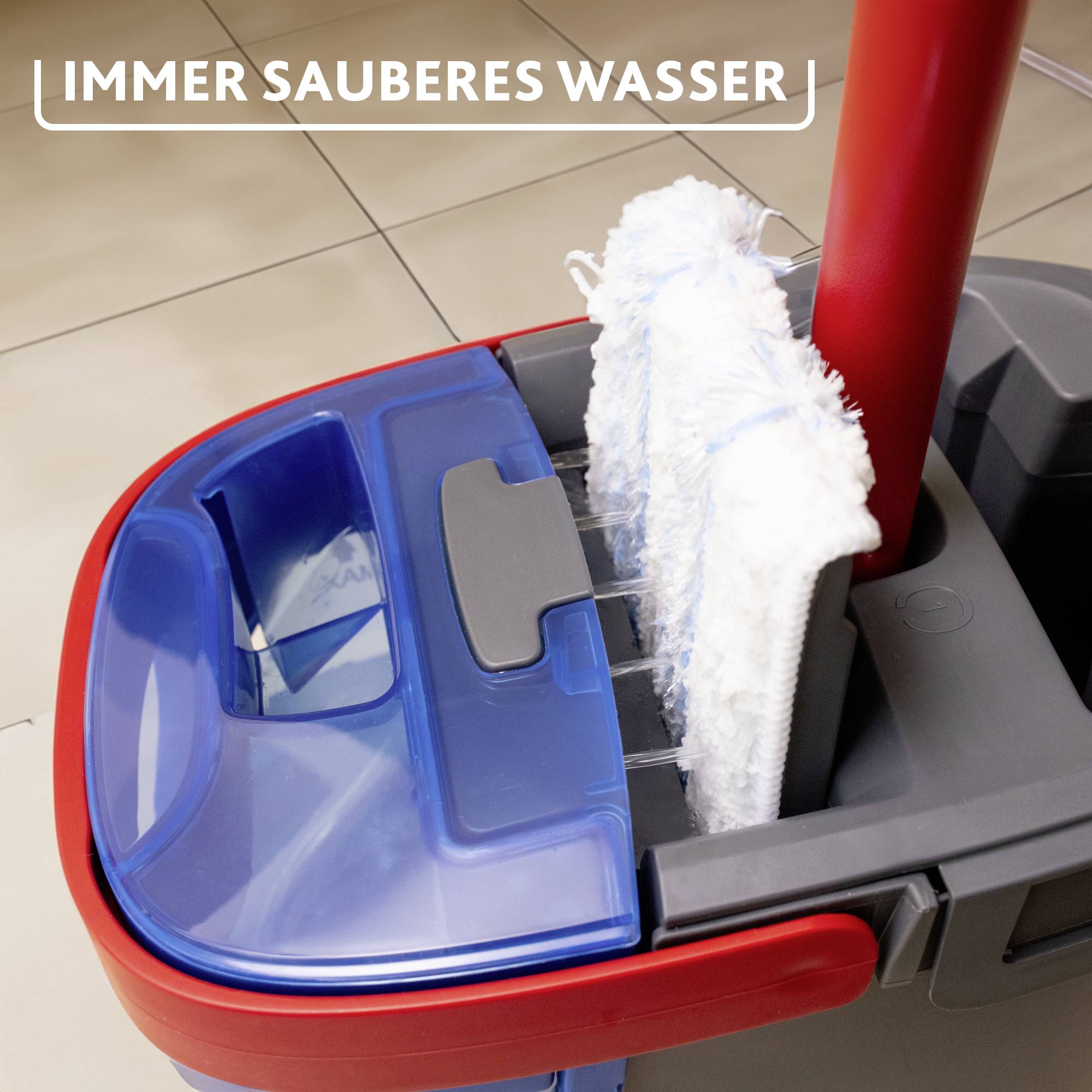 Vileda 175775 H2PRO Flat Mop Bodenwischer 1 St.