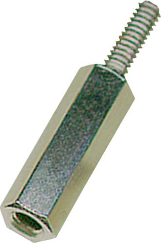 Vogt Verbindungstechnik m40015.01.65 M 4x15x7x10x8 Ms ni Abstandsbolzen Messing