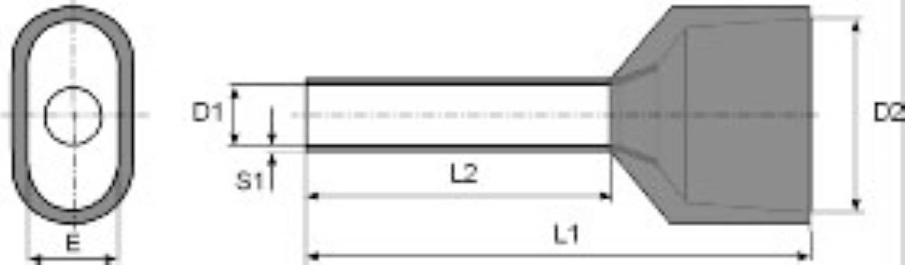 Vogt Verbindungstechnik 470112d Aderendhülse Vollisoliert Weiß