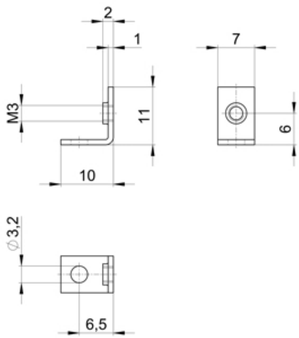Vogt Verbindungstechnik 1609.95 1609 St ni Gewindebolzen Stahl