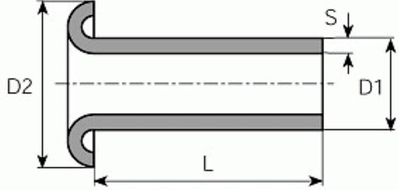 Vogt Verbindungstechnik b25090030.68 Rohrniete Bronze B 2.5 x 0.30 x 9.0 Ms sn