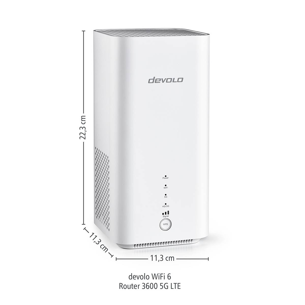 Devolo WiFi 6 Router 3600 5G LTE WLAN-Router mit LTE Integriertes Modem: 5G, LTE 5GHz, 2.4GHz