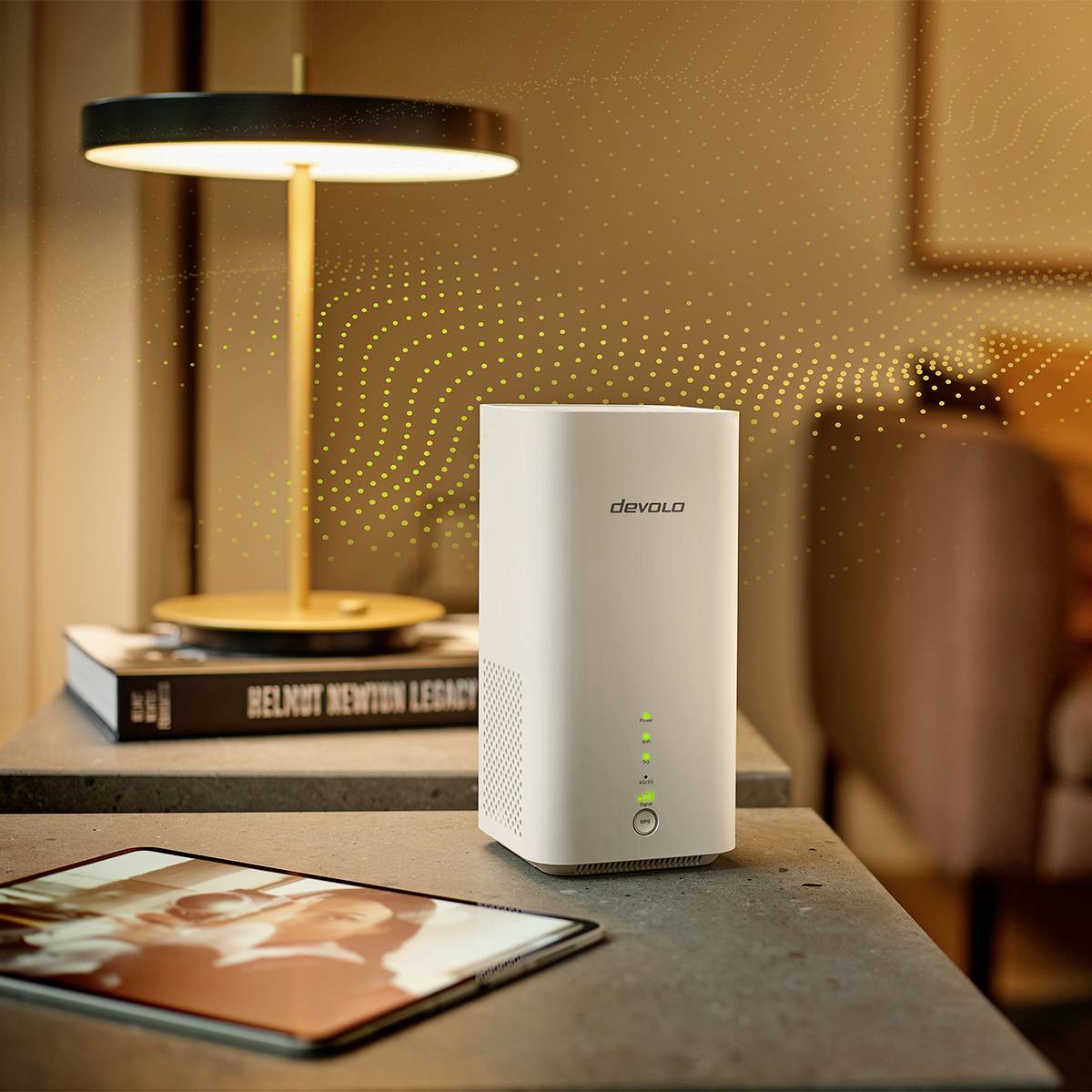 Devolo WiFi 6 Router 3600 5G LTE WLAN-Router mit LTE Integriertes Modem: 5G, LTE 5 GHz, 2.4 GHz