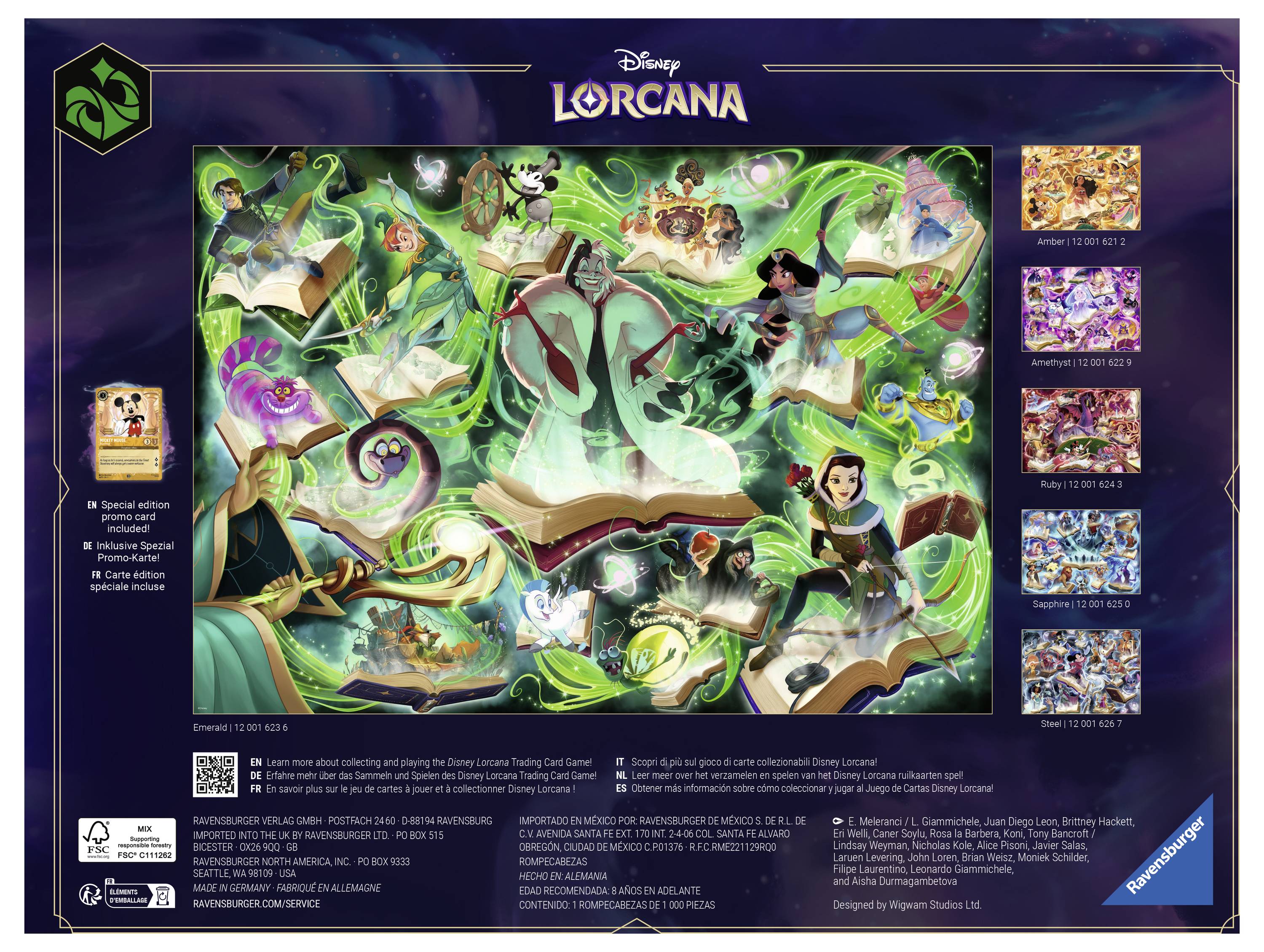 Erwachsenenpuzzle 1000 Teile - Disney Lo 12001623 1St.