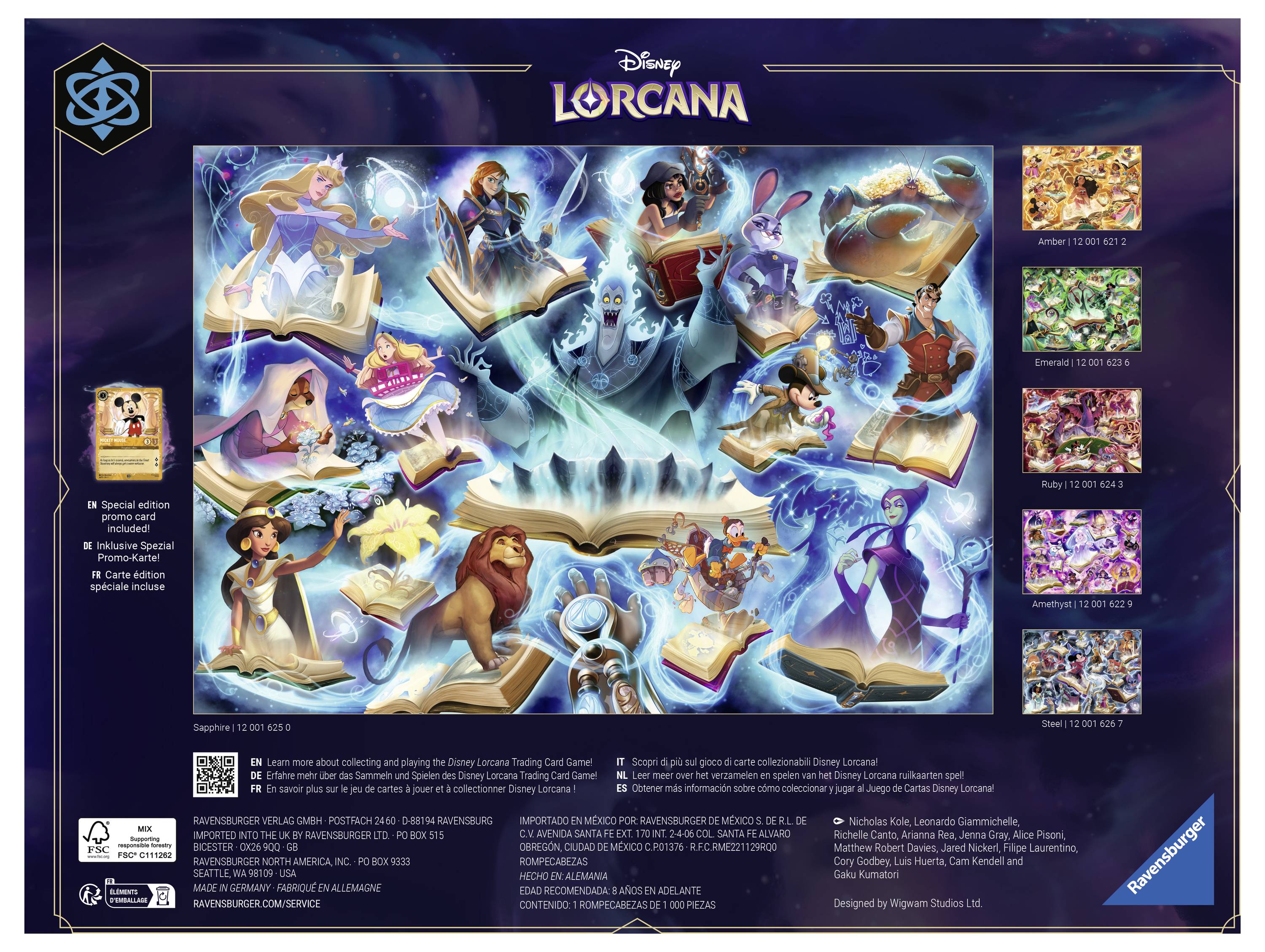 Erwachsenenpuzzle 1000 Teile - Disney Lo 12001625 1St.