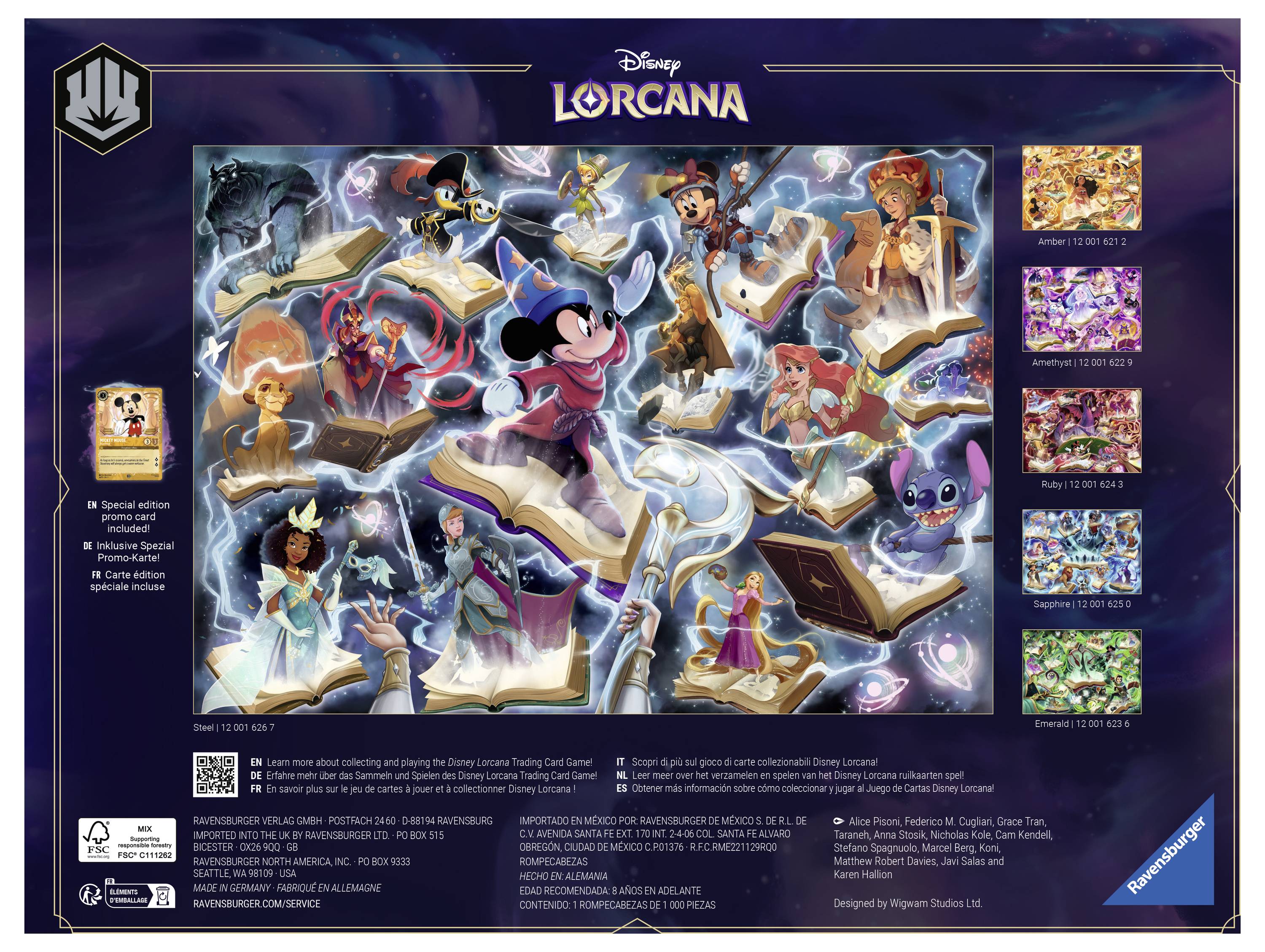 Erwachsenenpuzzle 1000 Teile - Disney Lo 12001626 1St.