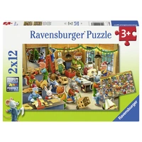 Kinderpuzzle 2x12 Teile - Weihnachtswerk 12004047 1St. Kinderpuzzle 2x12 Teile - Weihnachtswerk 12004047 1St.
