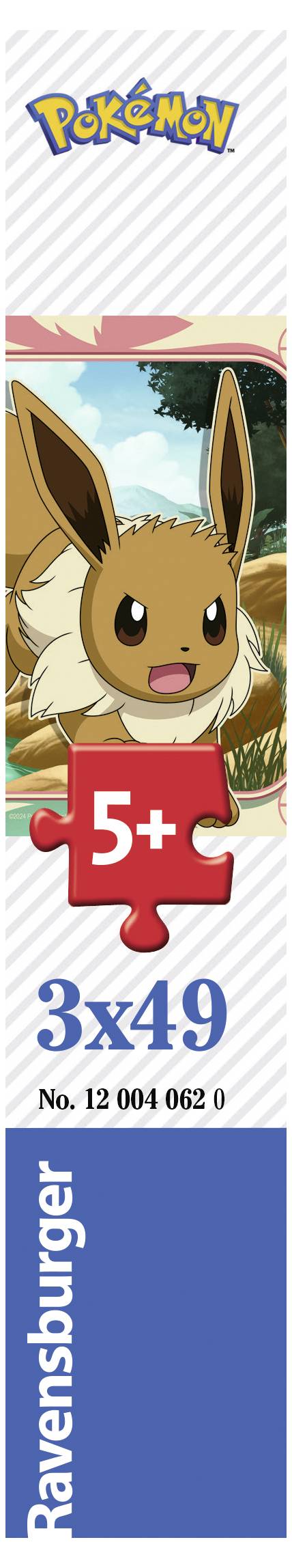 Kinderpuzzle 3x49 Teile - Pokémon 12004062 1St.