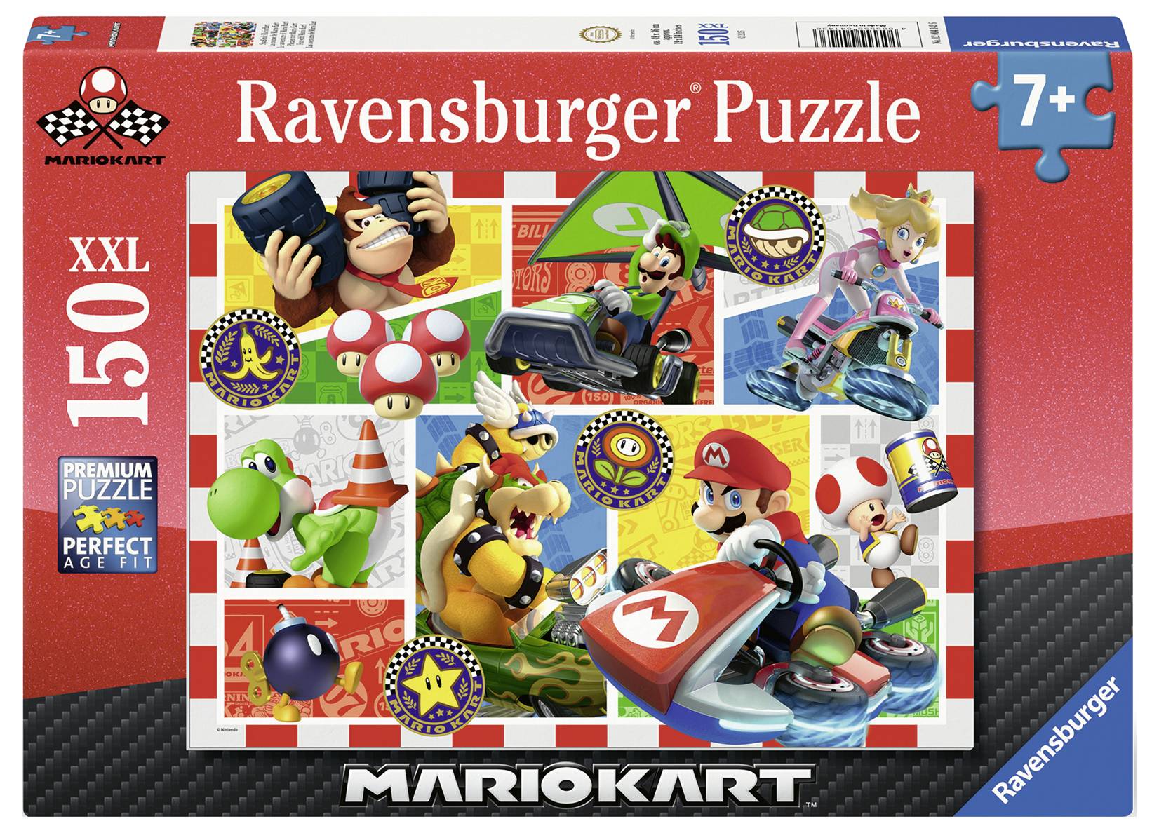 Kinderpuzzle 150 XXL Teile - Mario Kart 12004143 1 St.
