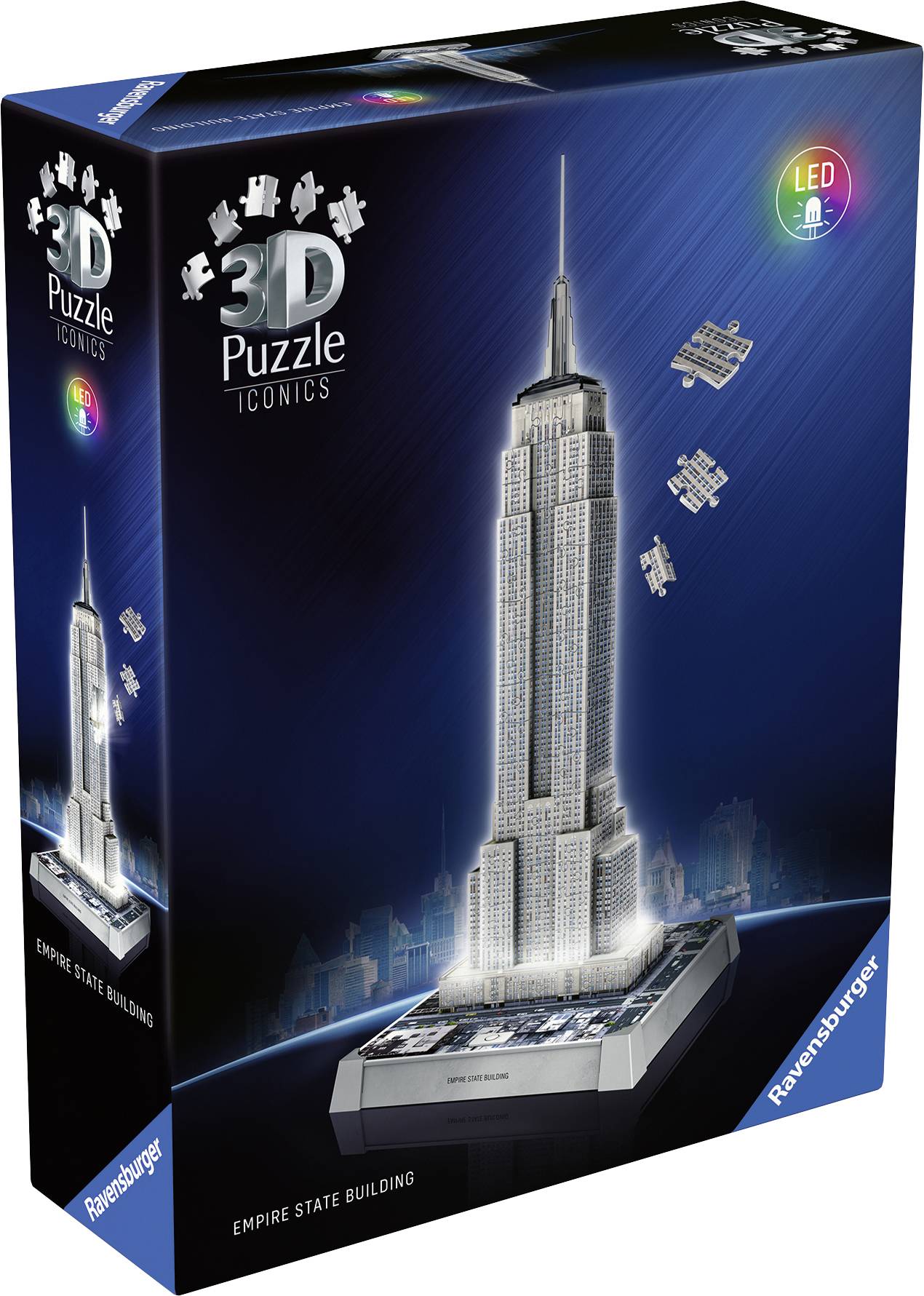 Ravensburger 3D Puzzle Iconics: Empire State Building mit LED 12008026 1St.