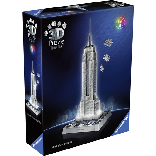Ravensburger 3D Puzzle Iconics: Empire State Building mit LED 12008026 1St. Ravensburger 3D Puzzle Iconics: Empire State Building mit LED 12008026 1St.