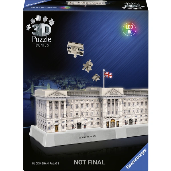 Ravensburger 3D Puzzle Iconics: Buckingham Palace mit LED 12008031 1St. Ravensburger 3D Puzzle Iconics: Buckingham Palace mit LED 12008031 1St.