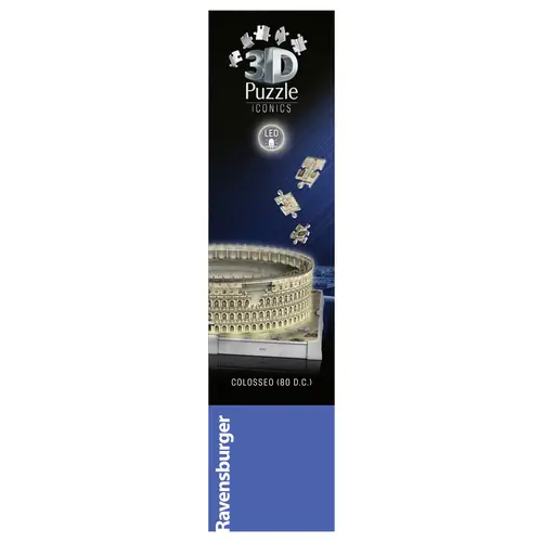 Ravensburger 3D Puzzle Iconics: Kolosseum Rom mit LED 12008034 1St. Ravensburger 3D Puzzle Iconics: Kolosseum Rom mit LED 12008034 1St.