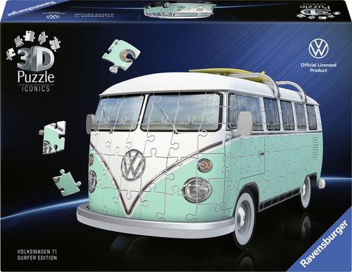 Ravensburger 3D Puzzle Iconics: Volkswagen T1 12008035 1St.