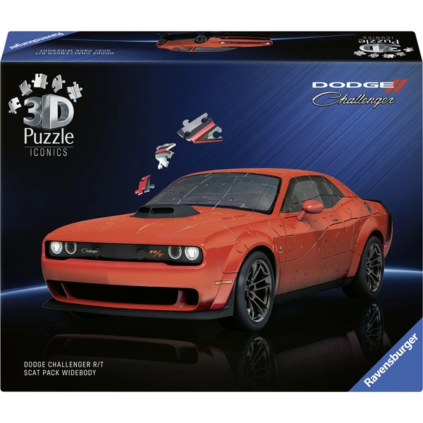 Ravensburger 3D Puzzle Iconics: Dodge Chall. R/T Scat Pack Widebody 12008036 1St. Ravensburger 3D Puzzle Iconics: Dodge Chall. R/T Scat Pack Widebody 12008036 1St.