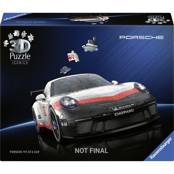 Ravensburger 3D Puzzle Iconics: Porsche 911 GT3 Cup 12008039 1St. Ravensburger 3D Puzzle Iconics: Porsche 911 GT3 Cup 12008039 1St.