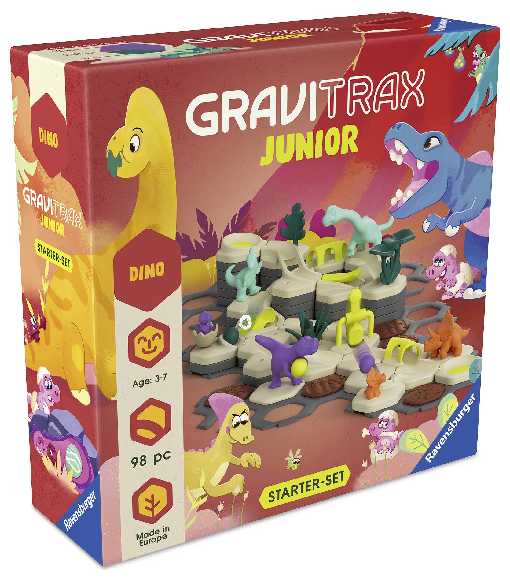 Ravensburger 24586 GraviTrax Junior - Starter-Set L Dino