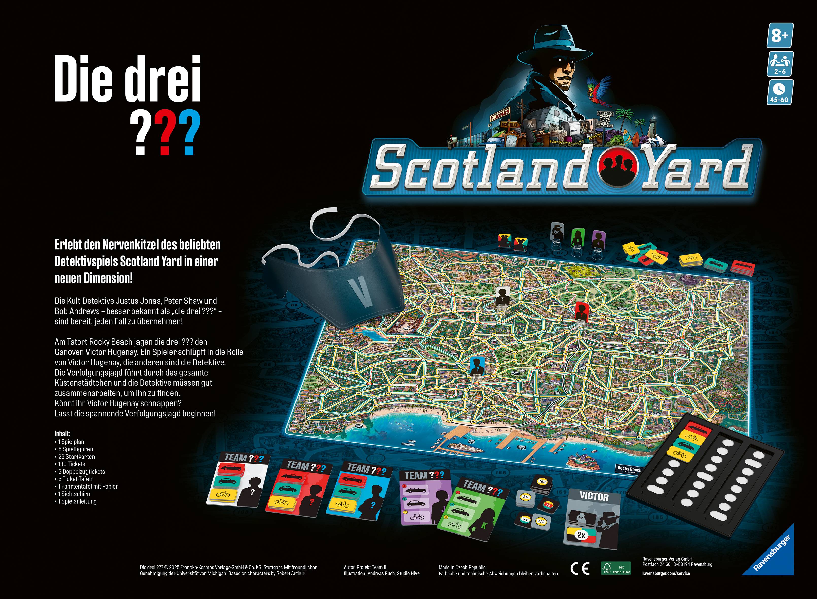 Ravensburger 24741 Die drei ??? Scotland Yard