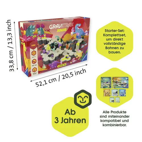 Ravensburger 24845 GraviTrax Junior - Starter-Set XXL Dino Ravensburger 24845 GraviTrax Junior - Starter-Set XXL Dino