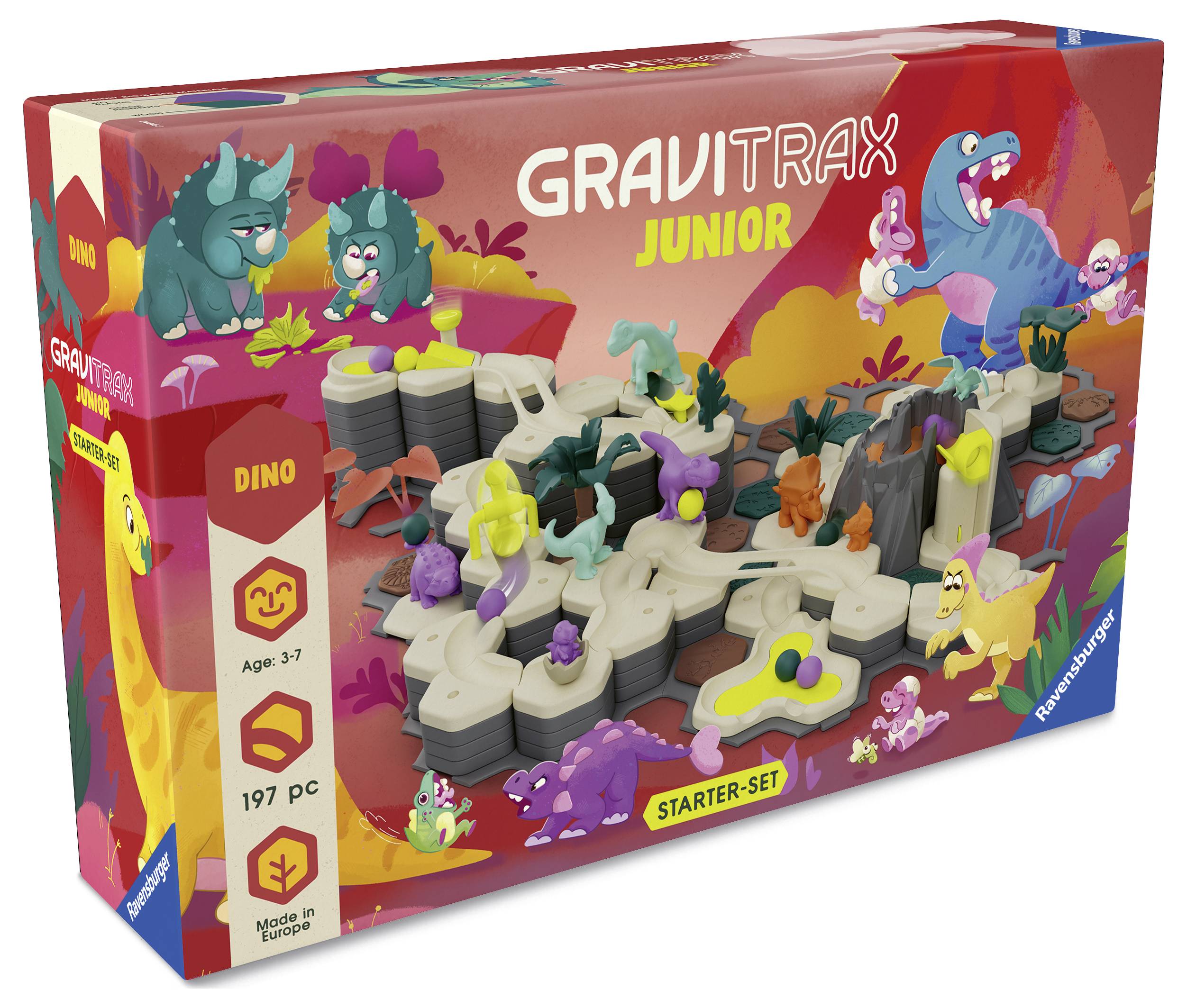 Ravensburger 24845 GraviTrax Junior - Starter-Set XXL Dino