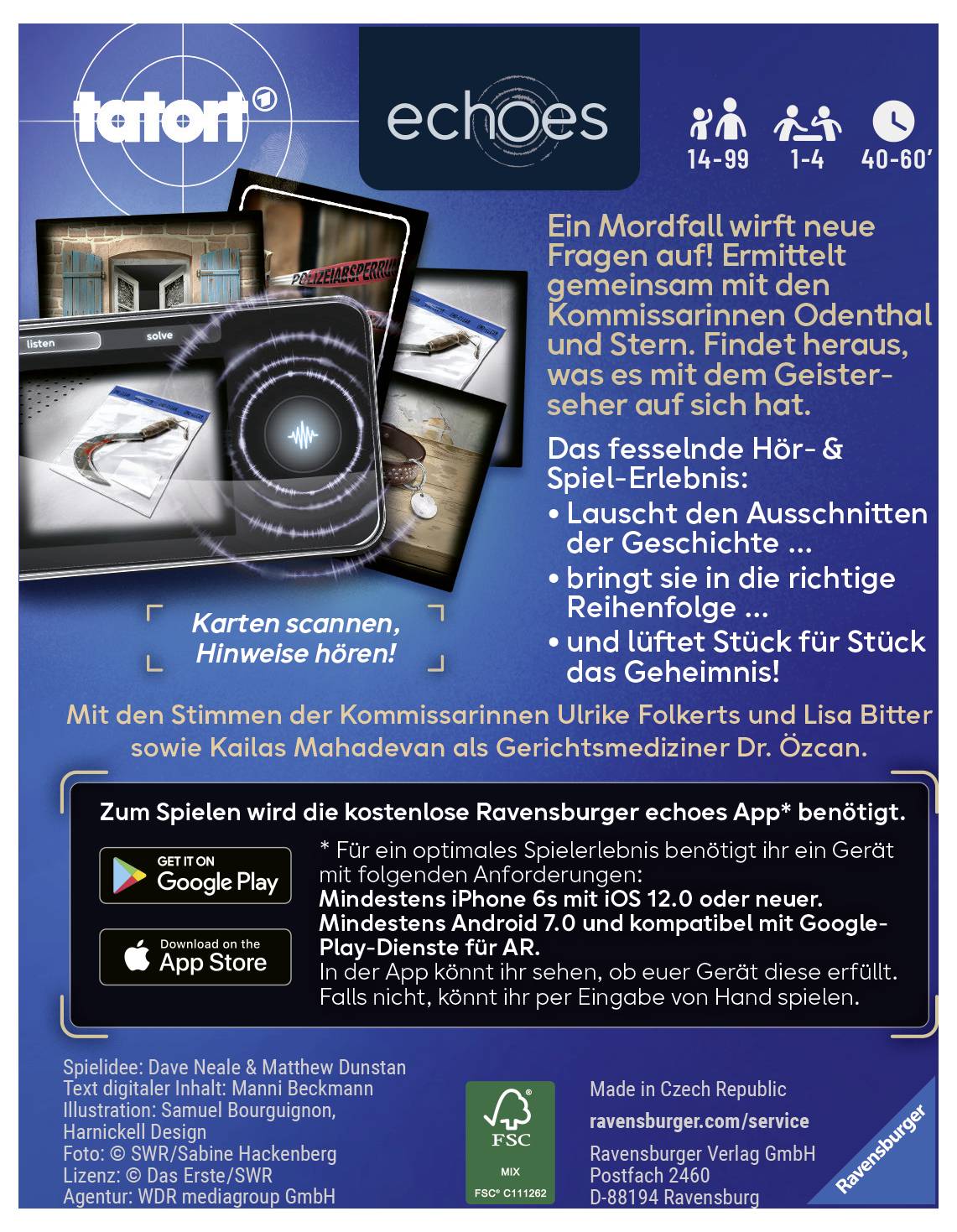 Ravensburger 24860 echoes Tatort Der Geisterseher