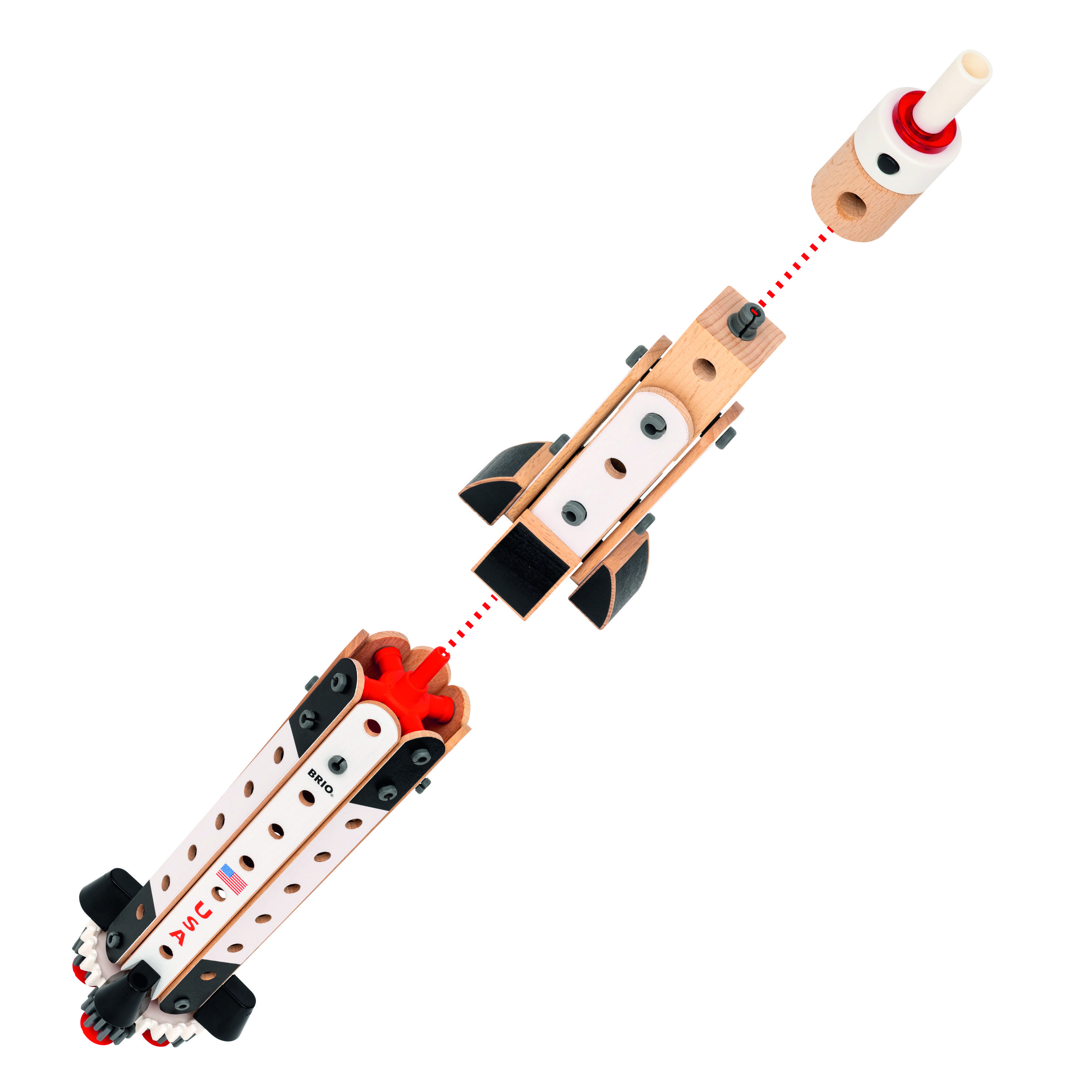 Brio Apollo Saturn V Bauteilset Constructor Anzahl Teile: 91 Altersklasse: ab 3 Jahre