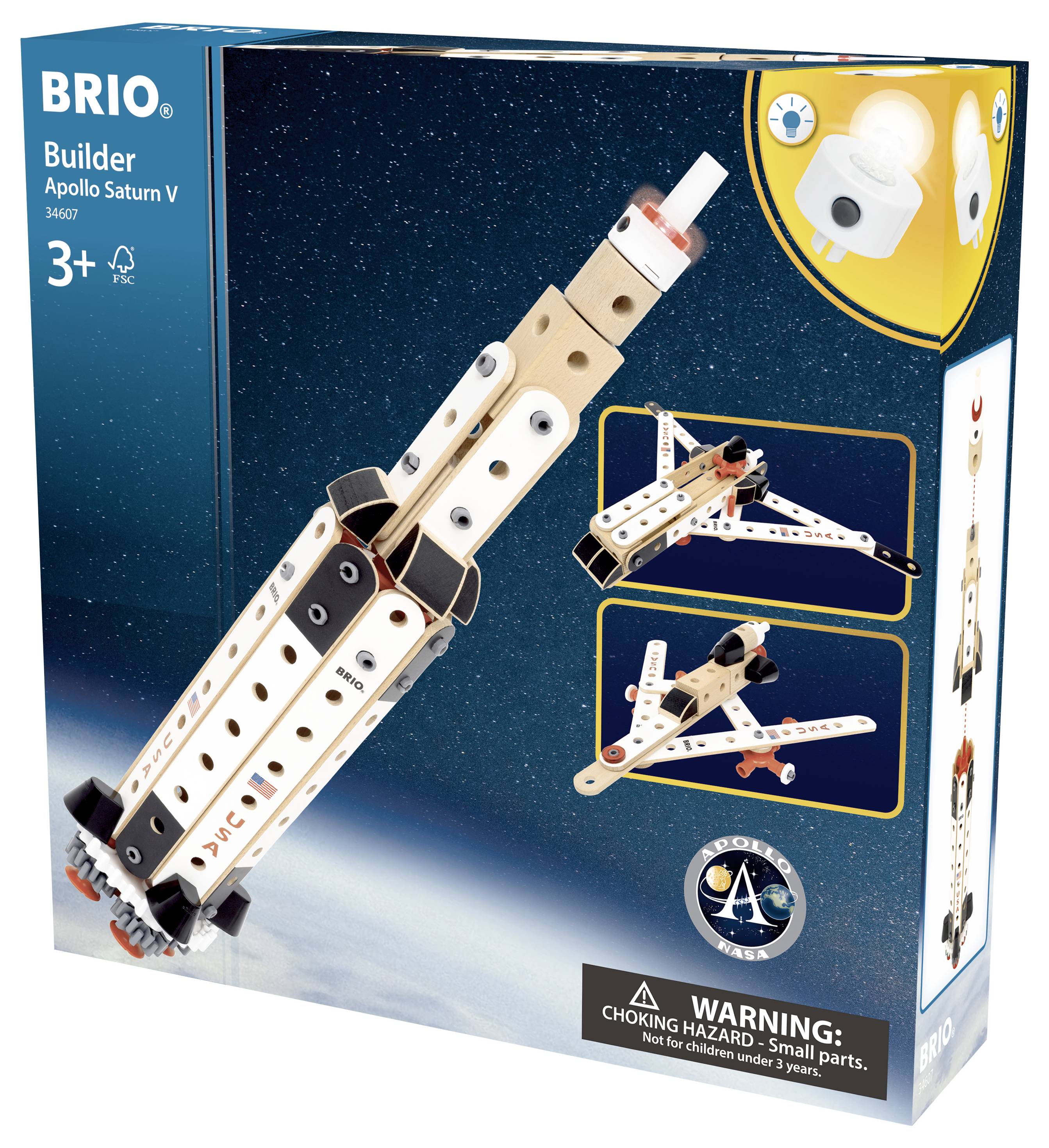 Brio Apollo Saturn V Bauteilset Constructor Anzahl Teile: 91 Altersklasse: ab 3 Jahre