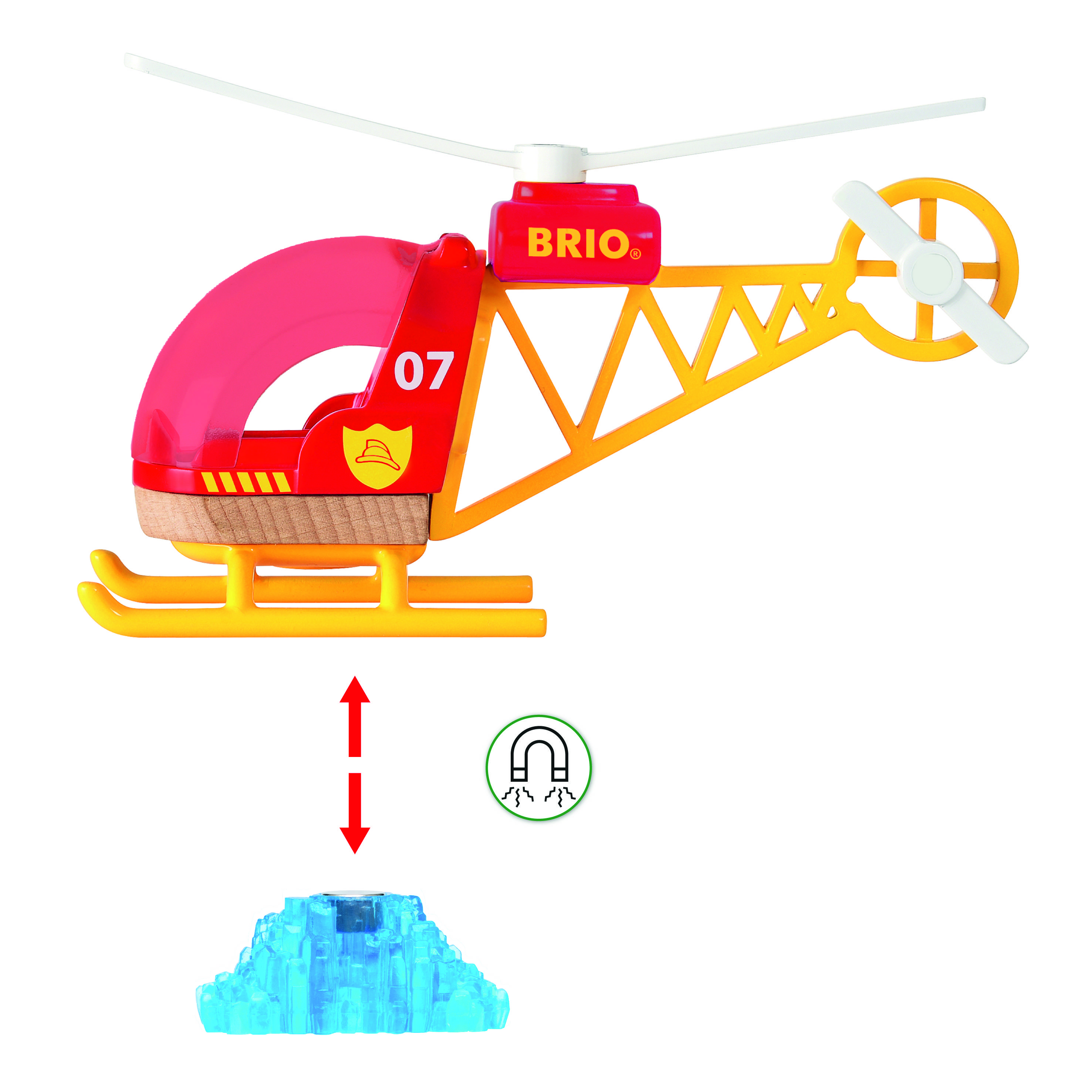 Brio 63611400 Schienenpaket Berg und Tal