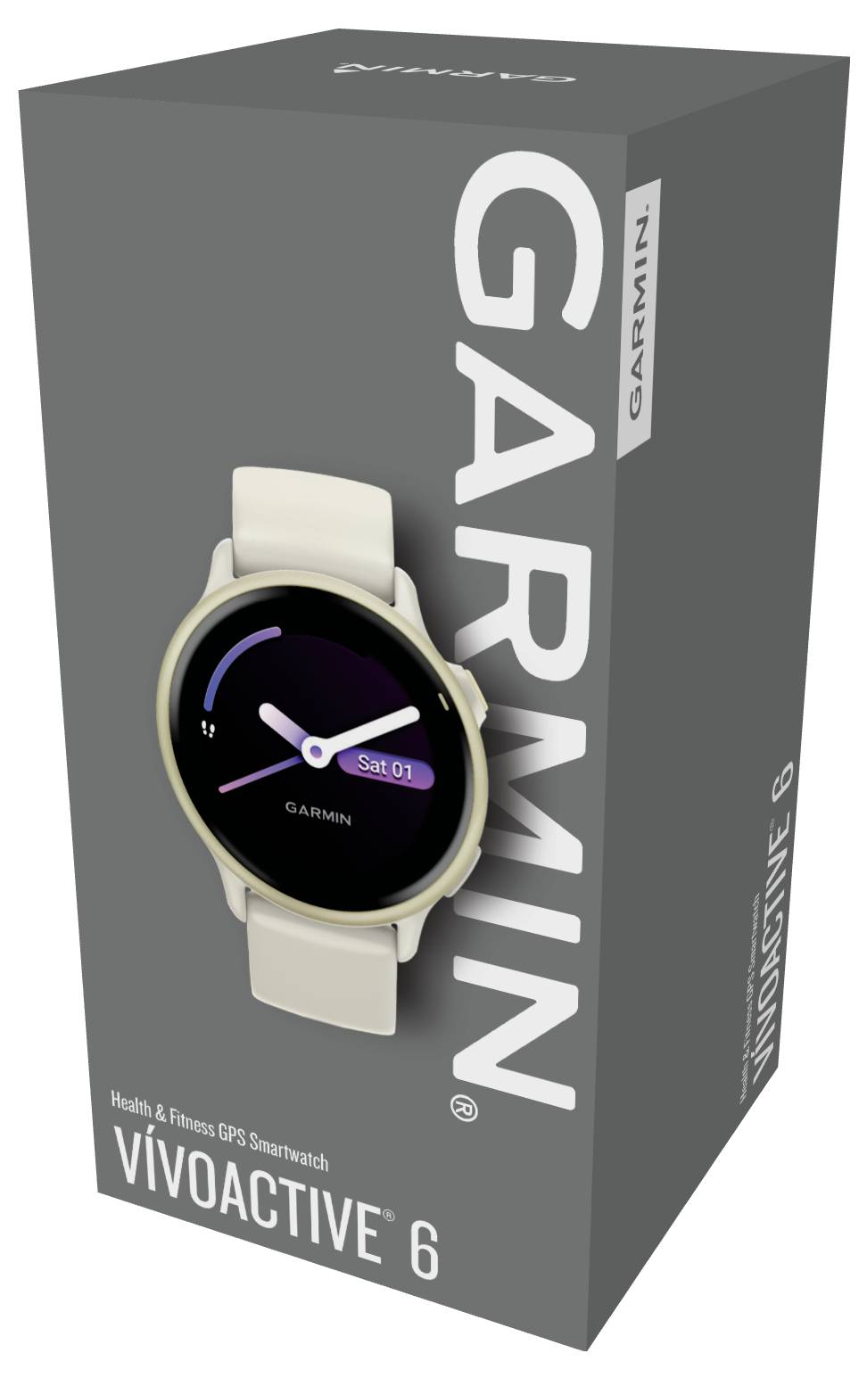 Garmin VIVOACTIVE® 6 Smartwatch Lunar Pearl
