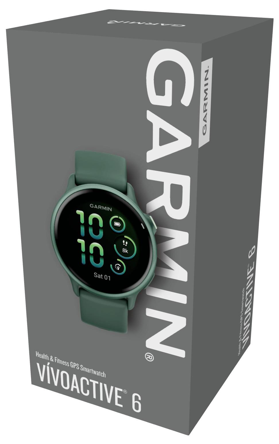 Garmin VIVOACTIVE® 6 Smartwatch Jasmin, Grün
